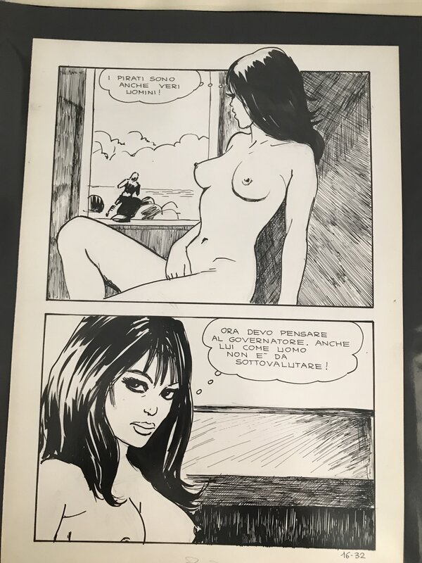 Manara - Jolanda #16 p 32 - Planche originale