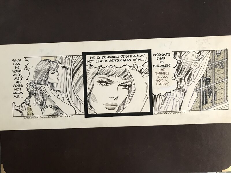Morrow - Barbara Cartland strip du 27/03/1980 - Comic Strip