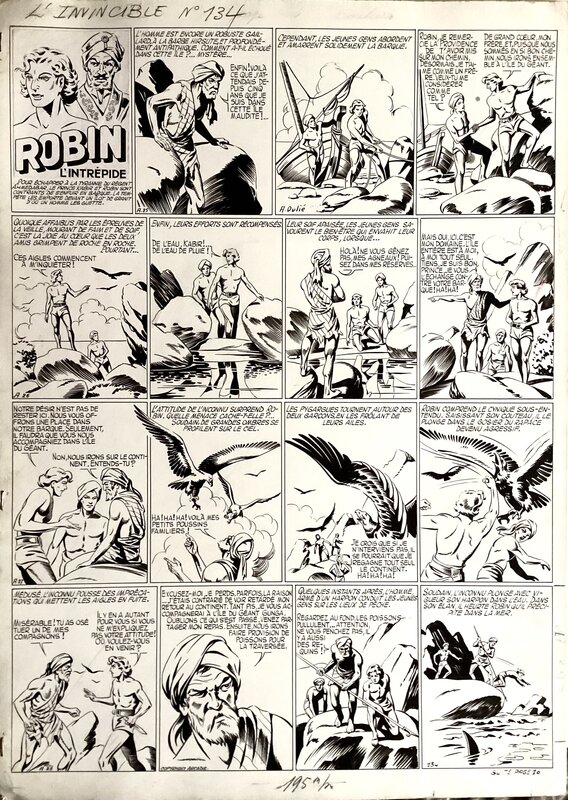 Robin  L’INTREPIDE by André Oulié - Comic Strip