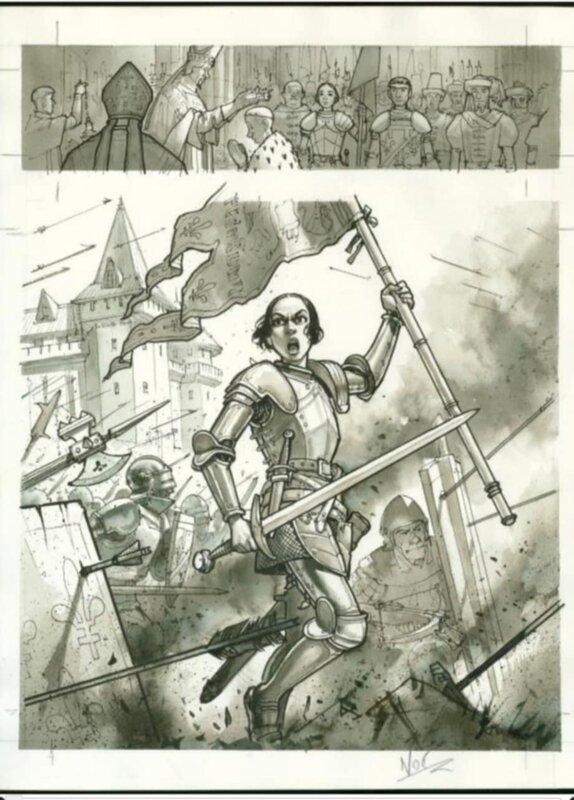 Noé Ignacio, Couverture - jean D'arc - Couverture originale
