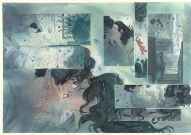 Yannick Corbroz, Double planche - Voleur d'amour - Comic Strip