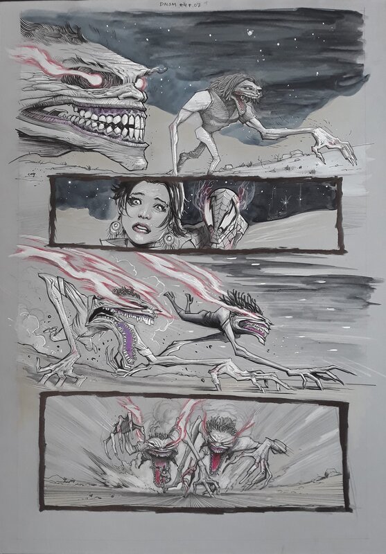 Juan E. Ferreyra, Taboo, Benjamin Earl, Deadly Neighborhood Spider-Man - Planche originale