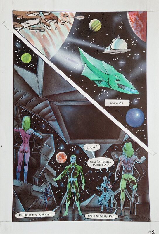 Dale Keown, Dragonforce 3 page 22 - Comic Strip