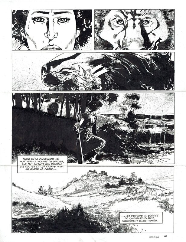 En vente - Hugues Labiano, Le lion de Judah - T2 planche 30 - Planche originale
