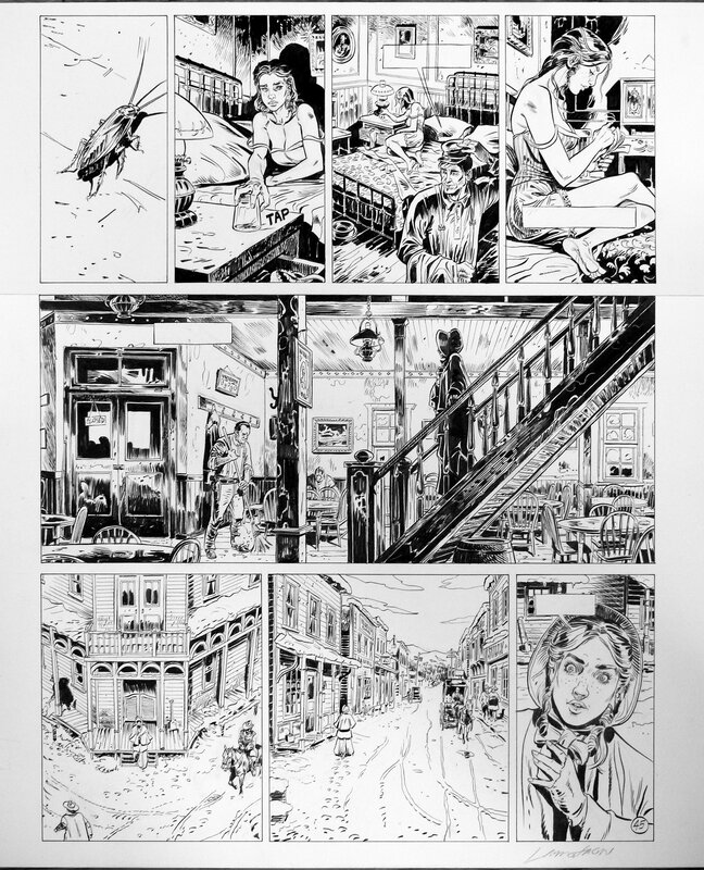 For sale - Jacques Lamontagne, Wild West - tome 1 - planche 45 - Comic Strip