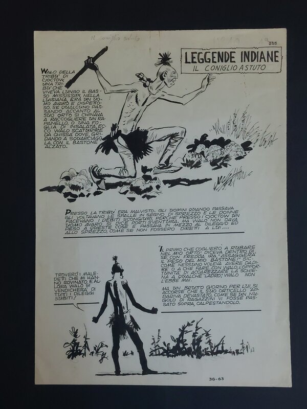 Leggende Indiane by Hugo pratt - Comic Strip
