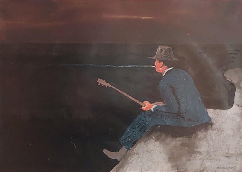 David Prudhomme, Rébétiko ( La Mauvaise Herbe ) - Illustration originale
