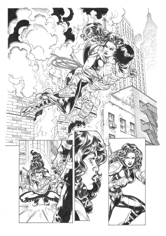 Vicente Cifuentes, Jesus Merino, Wonder Woman - The Four Horsewomen #1 | Judgement of the Damned - Comic Strip