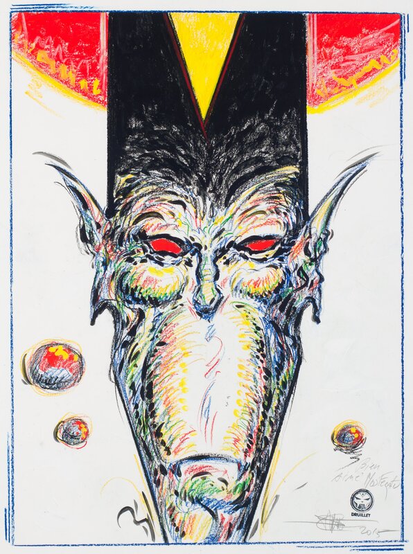 For sale - Philippe Druillet, Délirium - Bien-Aimé Nosferatu - Original Illustration