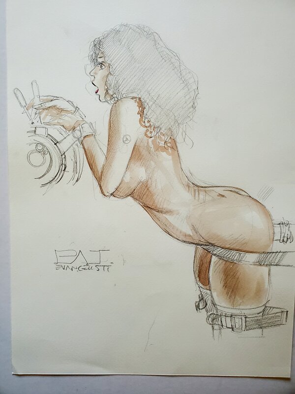 Patrizio Evangelisti, Illustration originale - Sketch
