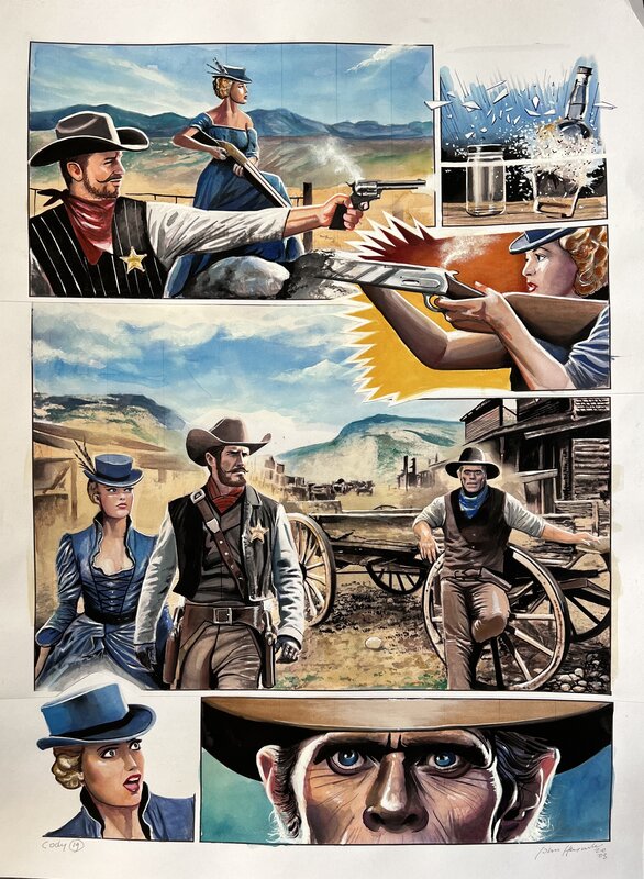 John Heijink, Cody 1 originele pagina - Comic Strip