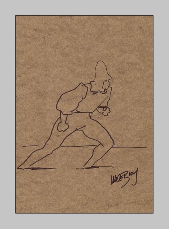 Le Monde d'Aedena by Moebius - Sketch