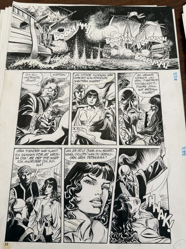 The Pirate Queen par César Spadari, David Bishop - Planche originale