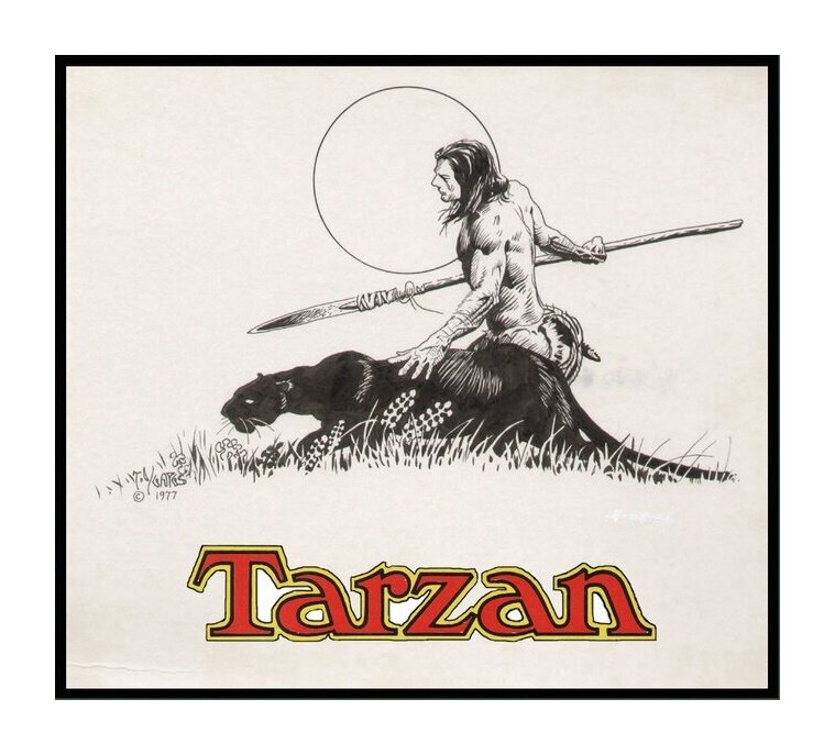 Tom YEATES  -  TARZAN - Illustration originale