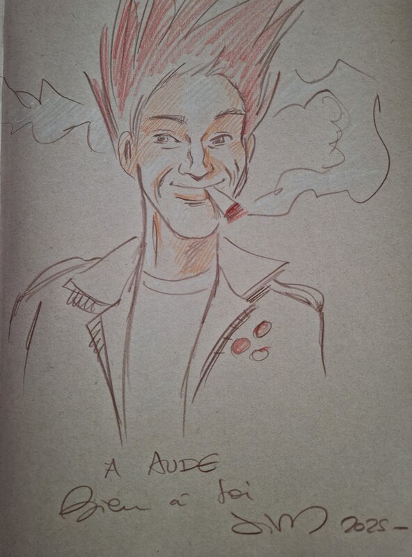 Dédicace de Jim dans Zoé Carrington tome 2 - Sketch