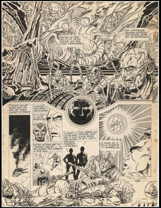 Druillet - Les 6 voyages de Lone Sloane - Comic Strip