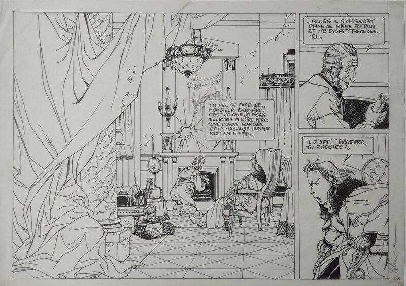 Bernard Hislaire, Sambre # 2 Je sais que tu viendras - Planche originale