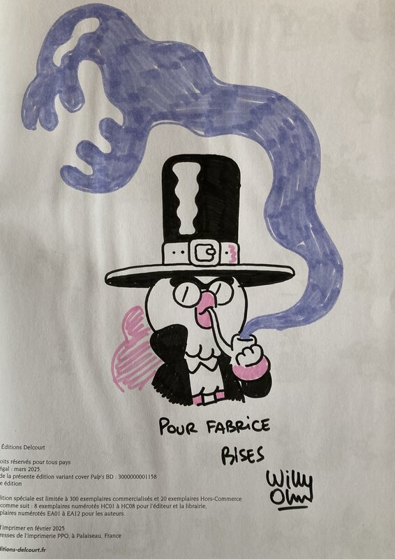Le gardien par Willy Ohm, Lewis Trondheim, Joann Sfar - Dédicace