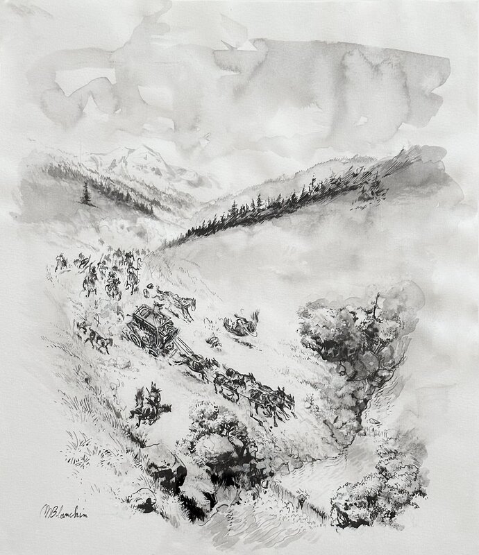 Martha Jane Cannary par Matthieu Blanchin - Œuvre originale
