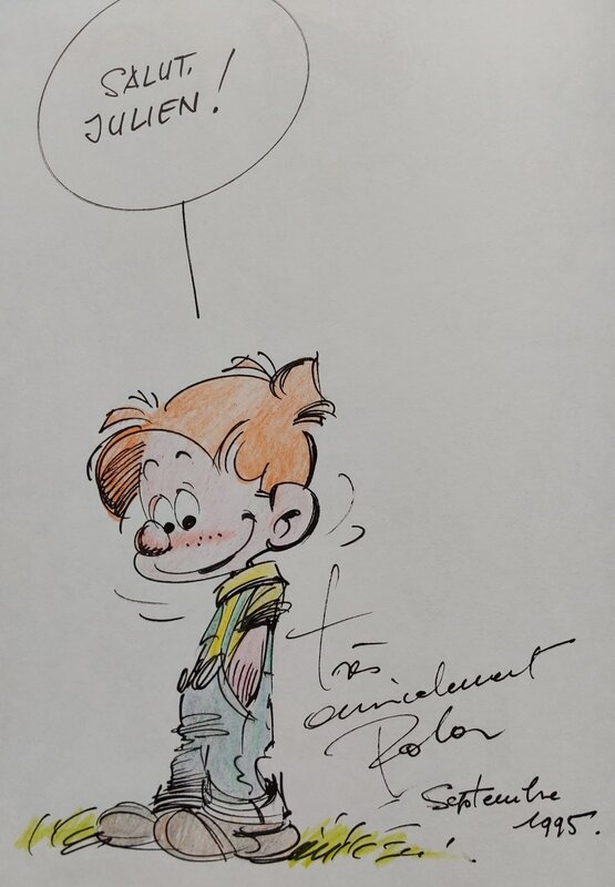 Jean Roba, Boule et Bill : Jeux de Bill - Dédicace