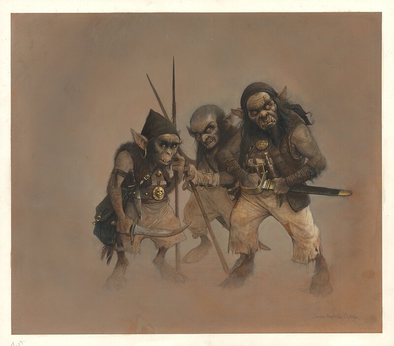 For sale - Three pirates by Jean-Baptiste Monge - Comic Strip