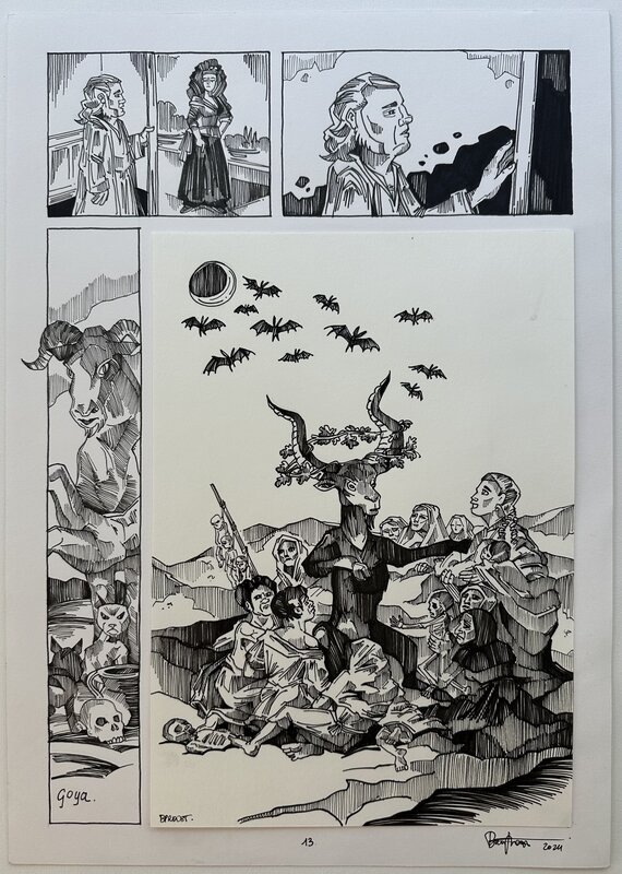 Bart Proost - Goya, licht en schaduw - Comic Strip