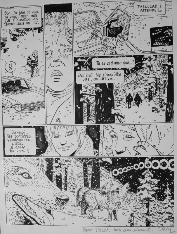 Joyeux NOEL, MAY par Cosey - Planche originale