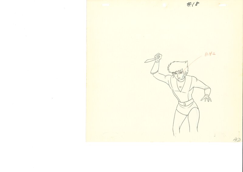 Goldorak - Alcor by Kazuo Komatsubara, Go nagai - Original art