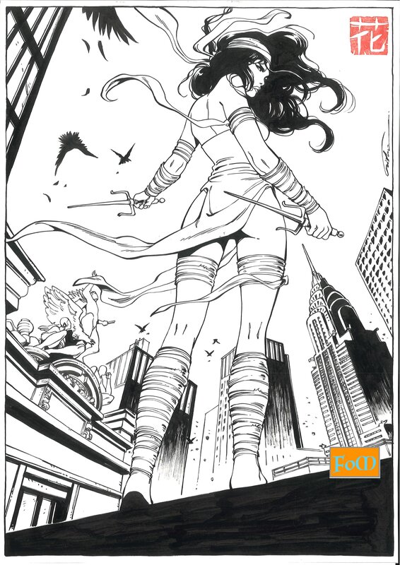 Elektra by Cristina Mormile - Original Illustration