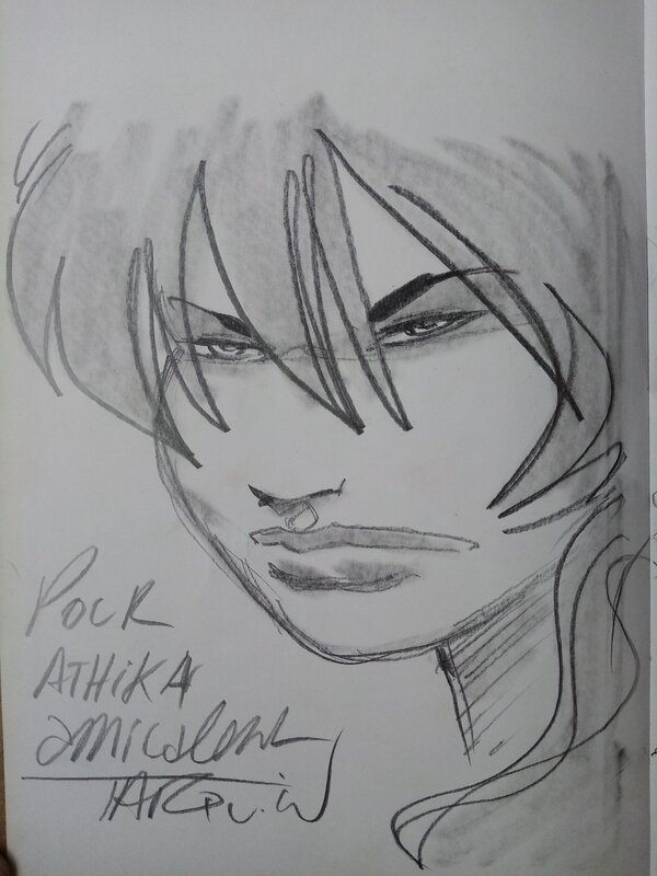 Lanfeust de troy by Didier Tarquin - Sketch