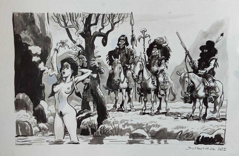 Big Foot par Nicolas Dumontheuil - Illustration originale