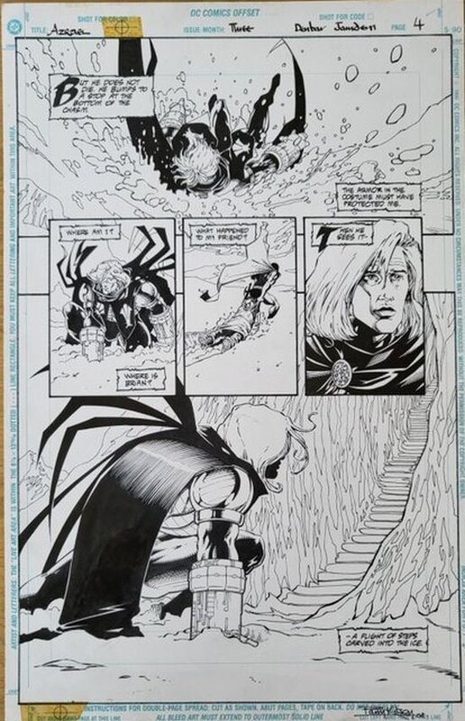 Azrael #3, pag.4 par Barry Kitson - Planche originale