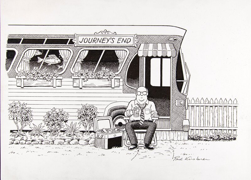 For sale - Le BUS 3 – » Journey’s » – Illustration Originale – Paul kirchner - Original Illustration