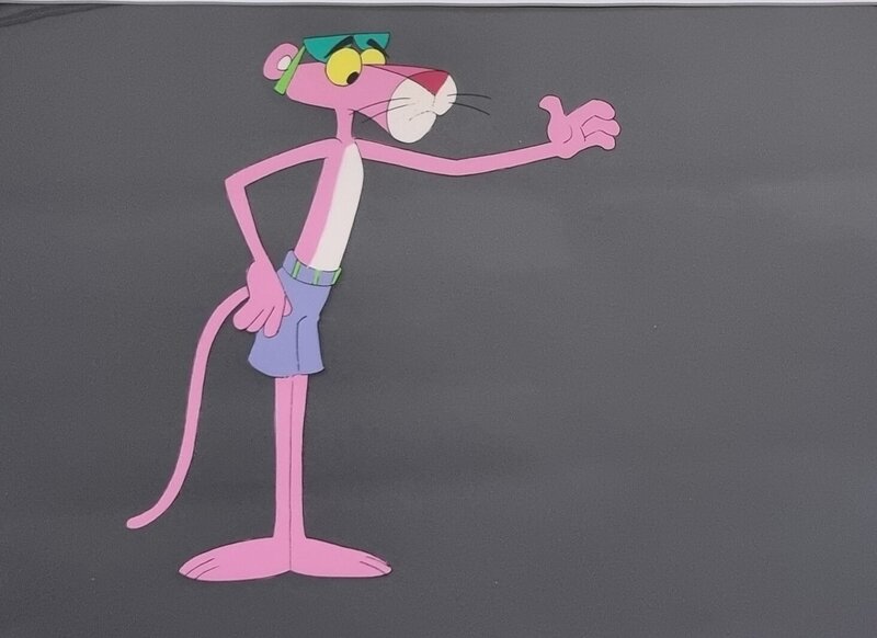studio MGM animation, Friz Freleng, Pink Panther (La Panthere Rose) - Celluloïd original - Œuvre originale