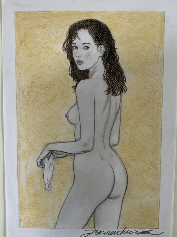 Nu par Andréi Arinouchkine - Illustration originale