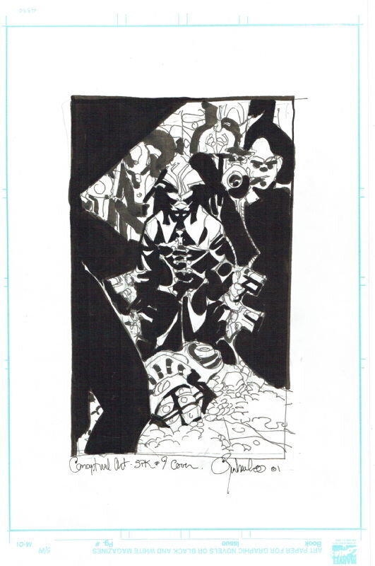 Chris Bachalo, Steampunk 9 Cover Prelim - Original Illustration