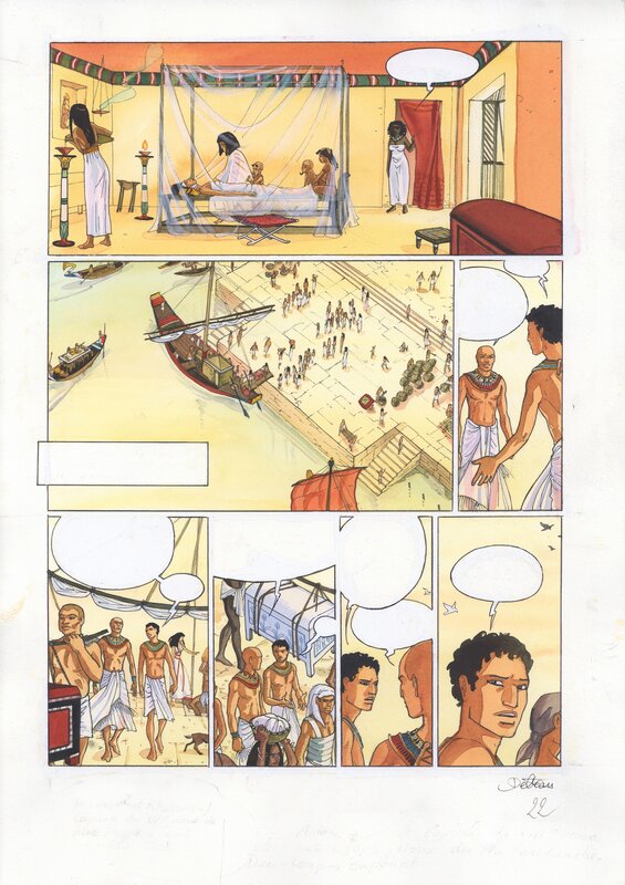 Isabelle Dethan, Sur les Terres d'Horus T.4, planche 22 - Comic Strip