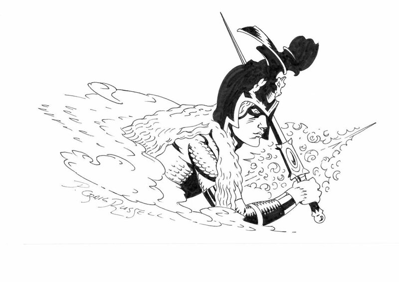 Elric par P Craig Russell - Illustration originale
