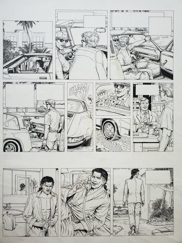 Ersel, BLACK NOTES   LE DERNIER REBELLE - Planche originale