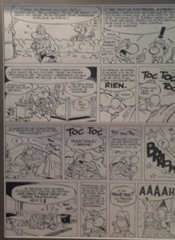 Greg, Vicq, Achille Talon et le quadrumane optimiste - Comic Strip