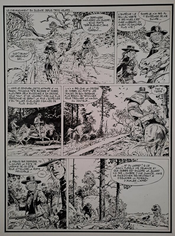 For sale - Hermann, Greg, Comanche-T4 Le ciel est rouge sur Laramie, planche n° 31. - Comic Strip
