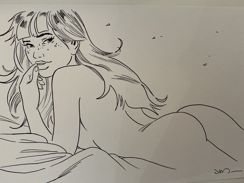 Une nuit à Rome by Jim - Original Illustration