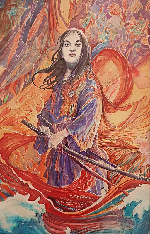 Ferniani_Samourai - Illustration originale
