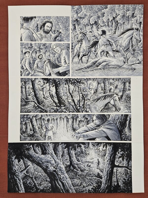 For sale - Milan Jovanovic, La Couronne de France Philippe Auguste - planche 02 - Comic Strip