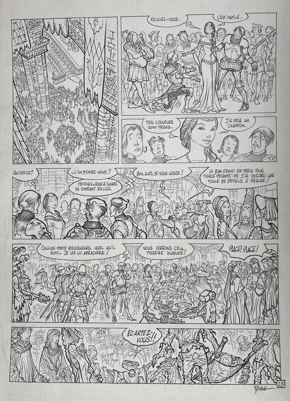 En vente - Bruno Maïorana, GARULFO - Planche 23 Tome 5 - Planche originale