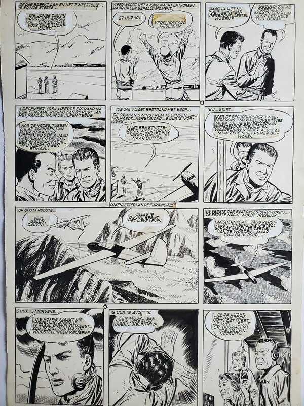 Gérald Forton, BELLES HISTOIRES DE L'ONCLE PAUL :  HEROS DE L'AIR A 20 ANS - Comic Strip
