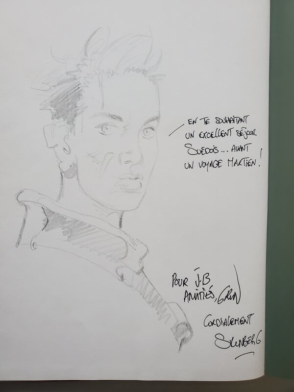 Grun, Sylvain Runberg, ON MARS   T1 UN NOUVEAU MONDE - Sketch