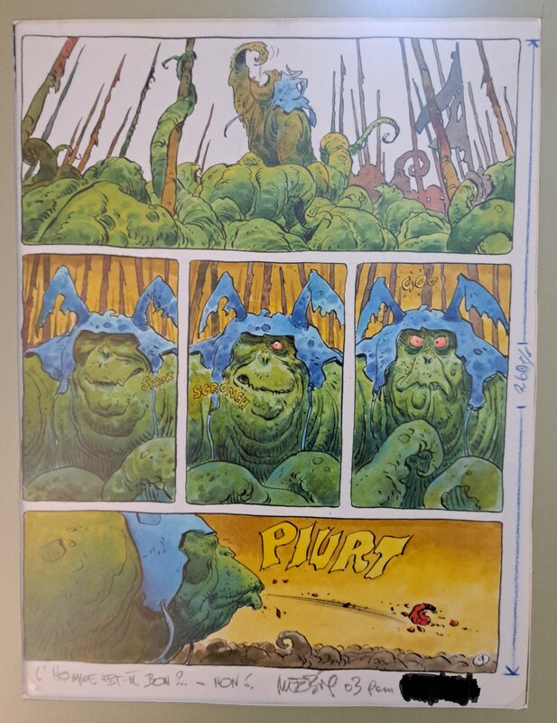 Homme EST IL BON MOEBIUS PLANCHE ORIGINALE - Comic Strip