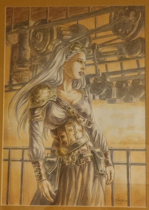 Peinture originale par Marc Moreno - Planche originale