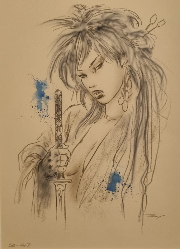 Dessin original by Luis Royo - Comic Strip